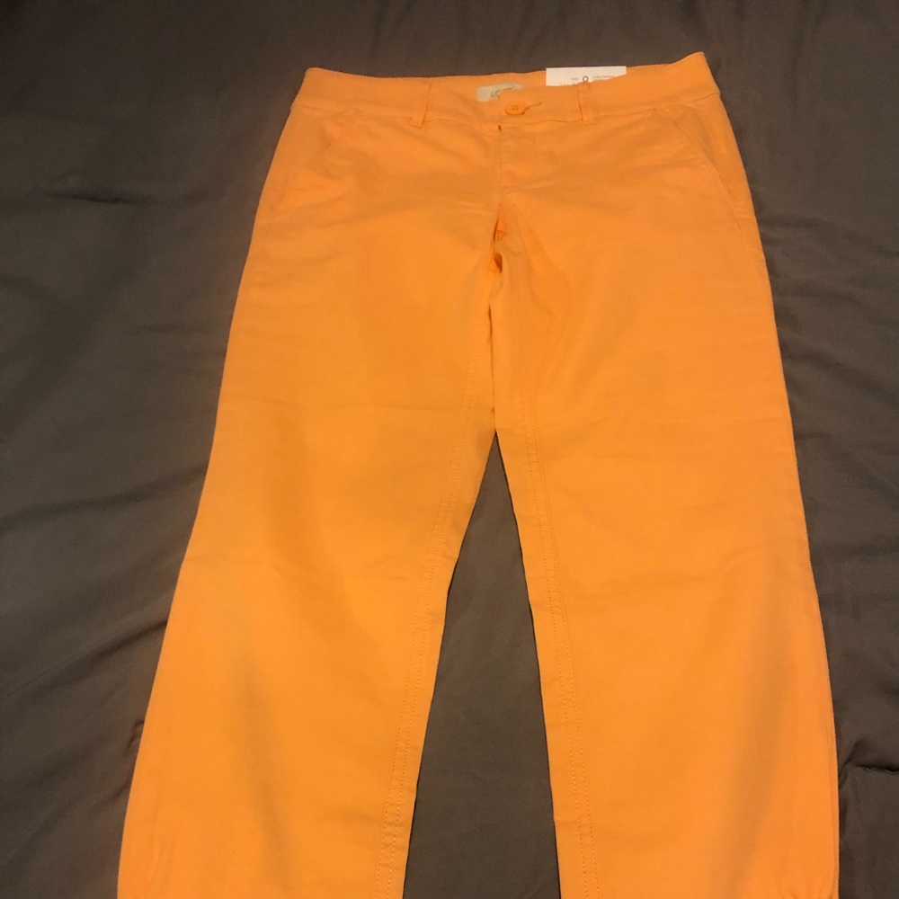 Loft Cropped Pants Girlfriend Chino